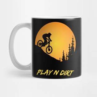 Downhill Mountain Biking - Play N Dirt Mug